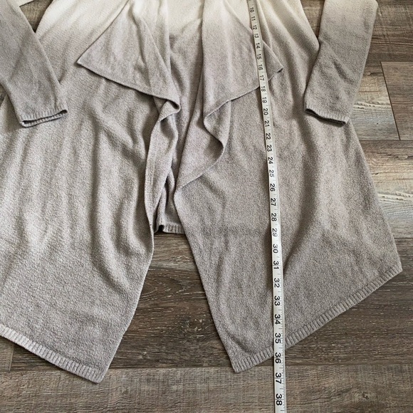 Barefoot Dreams Womens Small Medium Bamboo Chic Calypso Ombre Knit Cardigan Wrap - Picture 8 of 10